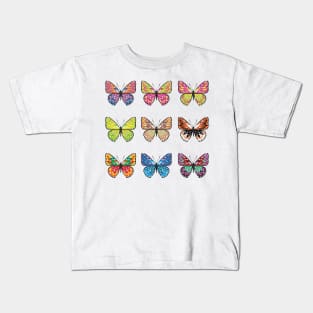Decorative butterflies Kids T-Shirt